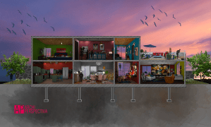 corte perpectiva por Archi Perspectiva